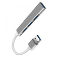 USB 3.0 Hub, 4-Port USB Hub, High-Speed Data Transfer, Compatible with Keyboard, Mouse, Gamepad, Flash Drives & Other USB Devices, Plug & Play