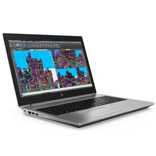 HP ZBook 15 G5 Mobile Workstation, 15.6" Display, Intel® Core™ i7-8850H 8th Gen Processor, 16GB RAM, 512GB M.2 SSD, NVIDIA® Quadro® P1000 4GB Graphics, Intel® Graphics, Wi-Fi, Bluetooth, USB-C, HDMI, Webcam, Windows 11 Pro (Renewed)