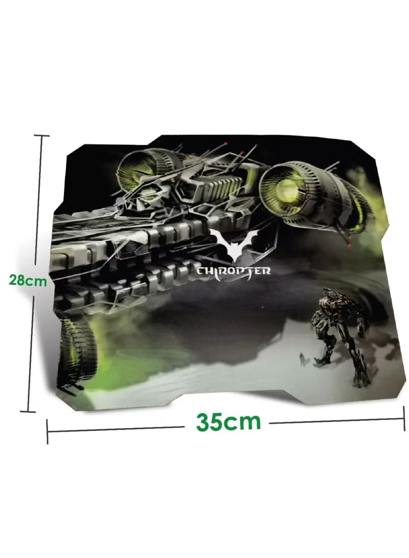 GP8 Gaming Mouse Pad, 335 × 280mm, High-Quality Cloth Surface, Durable Rubber Base, Heat Transfer Printing, Smooth & Precise Tracking, Non-Slip Design