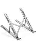 Metal Laptop Stand, Adjustable Ergonomic Design, Durable Aluminum Alloy Construction, Non-Slip Base, Heat Dissipation, Foldable & Portable, Compatible with 11–17" Laptops